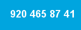920 465 87 41 920 465 87 41